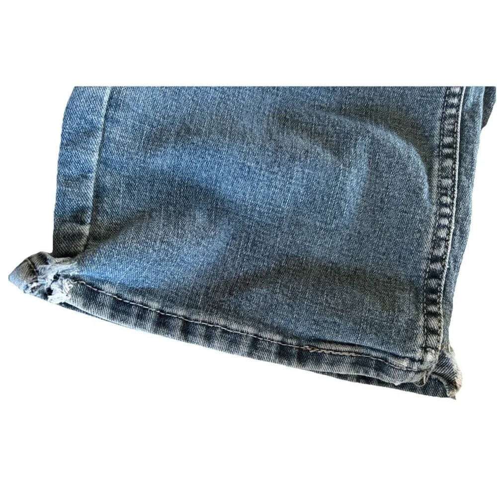 Levi Strauss Signature Jeans Mens 34x34 Relaxed Fit Straight Fit Blue Faded
